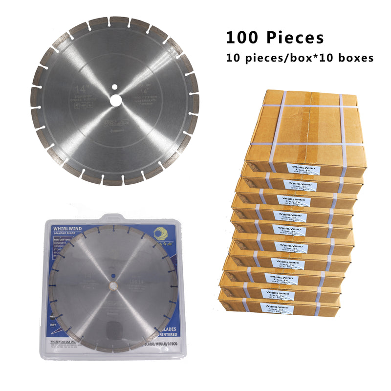 14 inch Diamond Saw Blades 14"x.125"x.395"  Suitable for cutting concrete bricks, asphalt, walls, floors and masonry