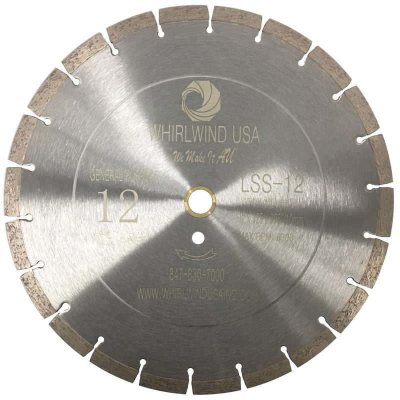 12" Diamond Saw Blades For Concrete Stone Brick Masonry 12"x.110"x.395"/10mm